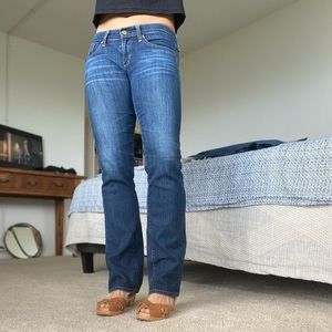 AG “The Tomboy” Relaxed Straight Leg Jeans